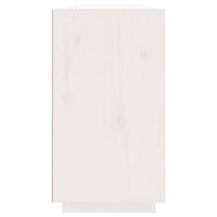 Thumbnail for Sideboard Weiß 100x40x75 cm Massivholz Kiefer