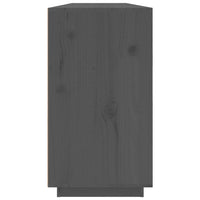 Thumbnail for Sideboard Grau 100x40x75 cm Massivholz Kiefer