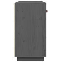 Thumbnail for Sideboard Grau 100x40x75 cm Massivholz Kiefer