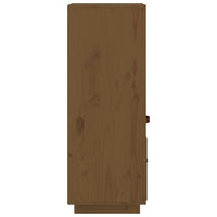 Thumbnail for Highboard Honigbraun 34x40x108,5 cm Massivholz Kiefer