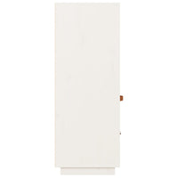 Thumbnail for Highboard Weiß 67x40x108,5 cm Massivholz Kiefer