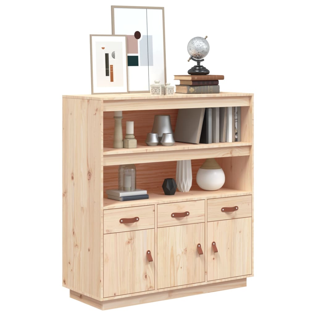 Highboard 100x40x108,5 cm Massivholz Kiefer