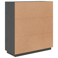 Thumbnail for Highboard Grau 100x40x108,5 cm Massivholz Kiefer