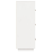Thumbnail for Highboard Weiß 67x40x108,5 cm Massivholz Kiefer