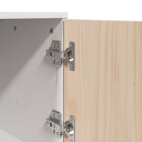 Thumbnail for Highboard Weiß 67x40x108,5 cm Massivholz Kiefer