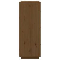 Thumbnail for Highboard Honigbraun 67x40x108,5 cm Massivholz Kiefer