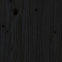 Thumbnail for Pflanzenständer Schwarz 85x25x109,5 cm Massivholz Kiefer