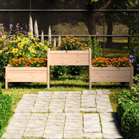 Thumbnail for Pflanzkübel 245,5x44x75 cm Massivholz Kiefer