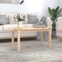 Thumbnail for Couchtisch 110x55x45 cm Massivholz Kiefer