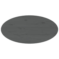 Thumbnail for Couchtisch Grau 80x40x35 cm Massivholz Kiefer