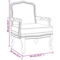 Thumbnail for Sessel Dunkelgrau 64x64x90 cm Stoff