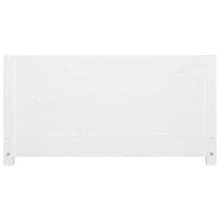 Thumbnail for Tagesbett Weiß 90x190 cm Massivholz Kiefer