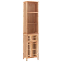 Thumbnail for Badschrank 42x29x182 cm Massivholz Nussbaum