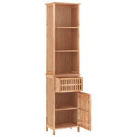 Thumbnail for Badschrank 42x29x182 cm Massivholz Nussbaum