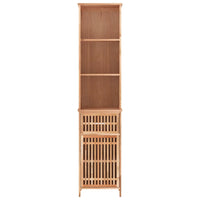 Thumbnail for Badschrank 42x29x182 cm Massivholz Nussbaum