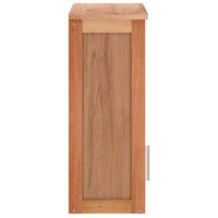Thumbnail for Wand-Badschrank 42x23x60 cm Massivholz Nussbaum