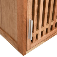 Thumbnail for Wand-Badschrank 42x23x60 cm Massivholz Nussbaum