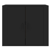 Thumbnail for Sideboard Schwarz 80x33x70 cm Holzwerkstoff