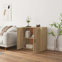 Thumbnail for Sideboard Sonoma-Eiche 80x33x70 cm Holzwerkstoff