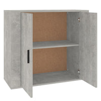 Thumbnail for Sideboard Betongrau 80x33x70 cm Holzwerkstoff
