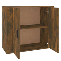 Thumbnail for Sideboard Räuchereiche 80x33x70 cm Holzwerkstoff