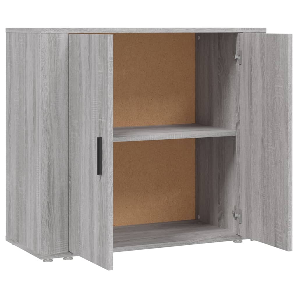 Sideboard Grau Sonoma 80x33x70 cm Holzwerkstoff