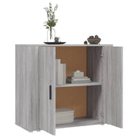 Thumbnail for Sideboard Grau Sonoma 80x33x70 cm Holzwerkstoff
