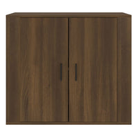 Thumbnail for Sideboard Braun Eichen-Optik 80x33x70 cm Holzwerkstoff