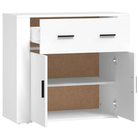 Thumbnail for Sideboard Weiß 80x33x70 cm Holzwerkstoff