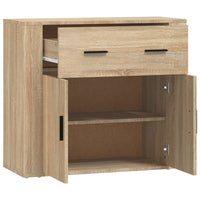 Thumbnail for Sideboard Sonoma-Eiche 80x33x70 cm Holzwerkstoff