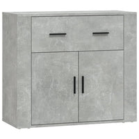 Thumbnail for Sideboard Betongrau 80x33x70 cm Holzwerkstoff