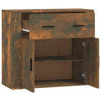 Thumbnail for Sideboard Räuchereiche 80x33x70 cm Holzwerkstoff