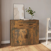 Thumbnail for Sideboard Räuchereiche 80x33x70 cm Holzwerkstoff