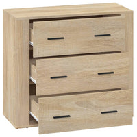 Thumbnail for Sideboard Sonoma-Eiche 80x33x70 cm Holzwerkstoff