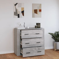 Thumbnail for Sideboard Grau Sonoma 80x33x70 cm Holzwerkstoff