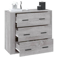 Thumbnail for Sideboard Grau Sonoma 80x33x70 cm Holzwerkstoff