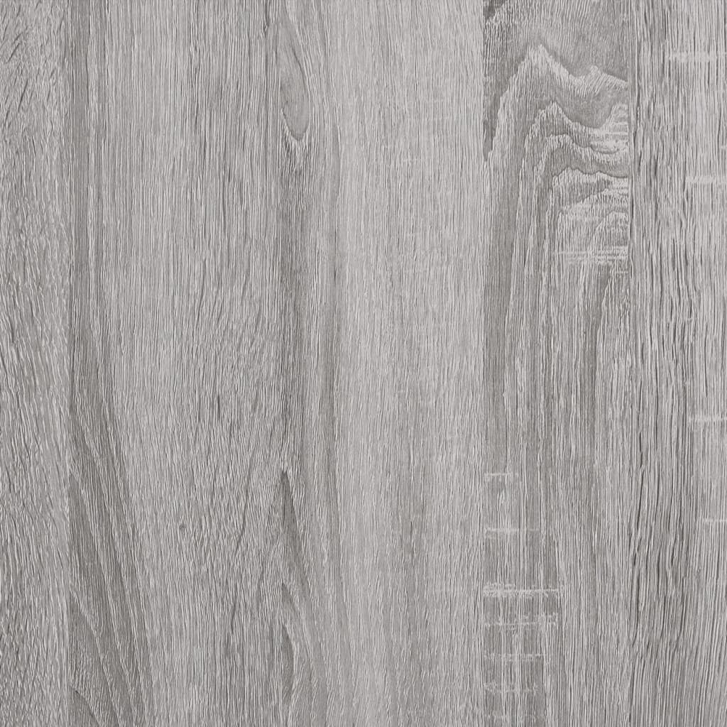 Sideboard Grau Sonoma 80x33x70 cm Holzwerkstoff