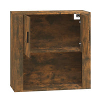 Thumbnail for Wandschrank Räuchereiche 80x33x80 cm Holzwerkstoff