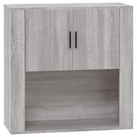 Thumbnail for Wandschrank Grau Sonoma 80x33x80 cm Holzwerkstoff