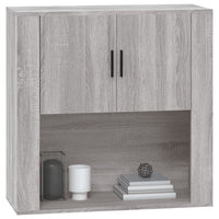 Thumbnail for Wandschrank Grau Sonoma 80x33x80 cm Holzwerkstoff