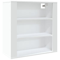 Thumbnail for Wandschrank Weiß 80x33x80 cm Holzwerkstoff