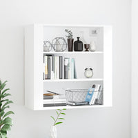 Thumbnail for Wandschrank Weiß 80x33x80 cm Holzwerkstoff