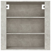 Thumbnail for Wandschrank Betongrau 80x33x80 cm Holzwerkstoff