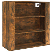 Thumbnail for Wandschrank Räuchereiche 80x33x80 cm Holzwerkstoff
