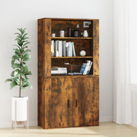 Thumbnail for Wandschrank Räuchereiche 80x33x80 cm Holzwerkstoff