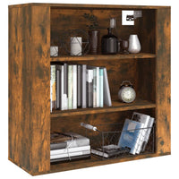Thumbnail for Wandschrank Räuchereiche 80x33x80 cm Holzwerkstoff