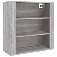 Thumbnail for Wandschrank Grau Sonoma 80x33x80 cm Holzwerkstoff