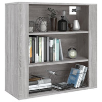 Thumbnail for Wandschrank Grau Sonoma 80x33x80 cm Holzwerkstoff