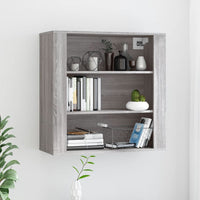 Thumbnail for Wandschrank Grau Sonoma 80x33x80 cm Holzwerkstoff
