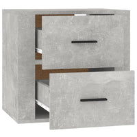 Thumbnail for Wand-Nachttisch Betongrau 50x36x47 cm